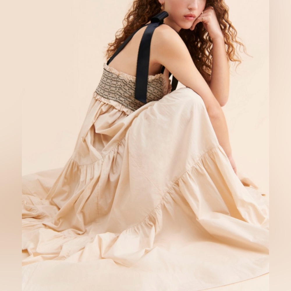 FREE PEOPLE Bluebell Solid Maxi Dress NWOT - Picture 6 of 16